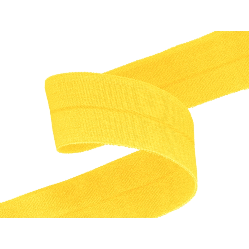 Folded binding tape 20 mm yellow