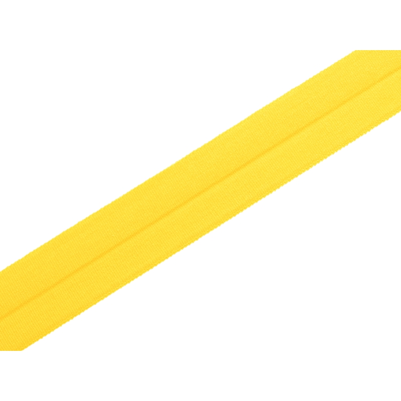 Folded binding tape 20 mm yellow