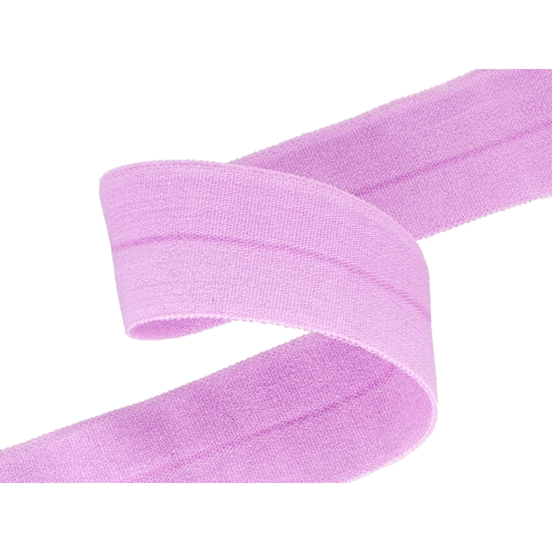 Vázací páska skládaná 20 mm světle fialová