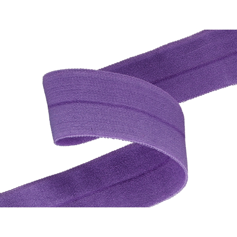 Folded binding tape 20 mm blue-violet