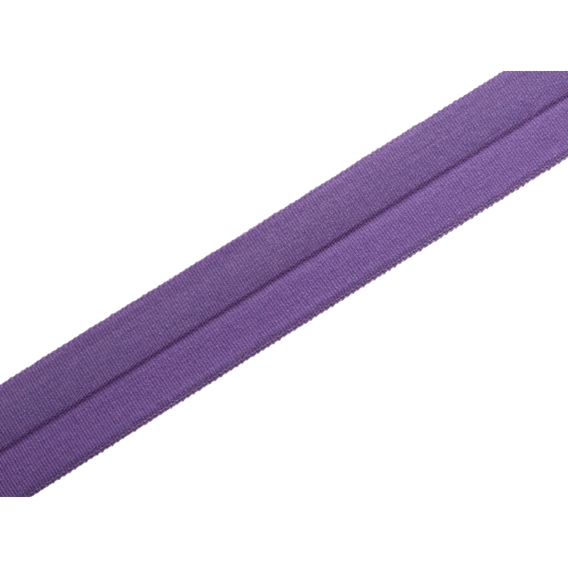 Folded binding tape 20 mm blue-violet