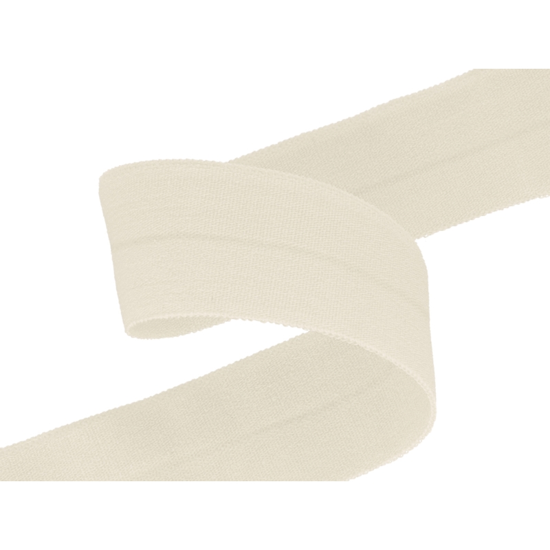 Folded binding tape 20 mm creamy grey
