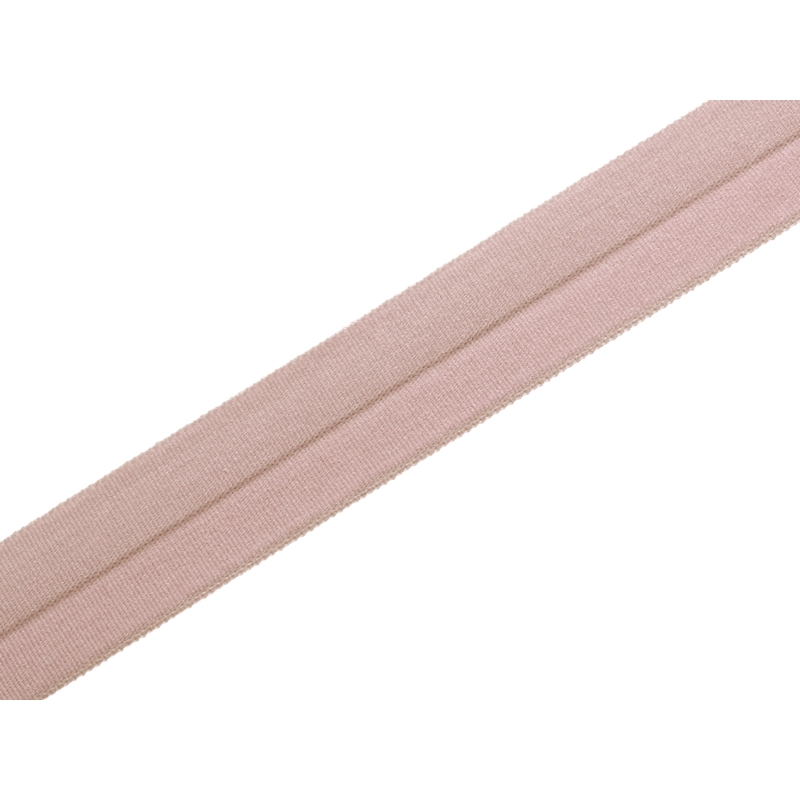 Folded binding tape 20 mm steel pink