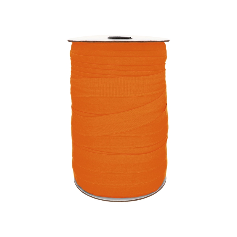 Vázací páska skládaná 20 mm šťavnatý pomeranč
