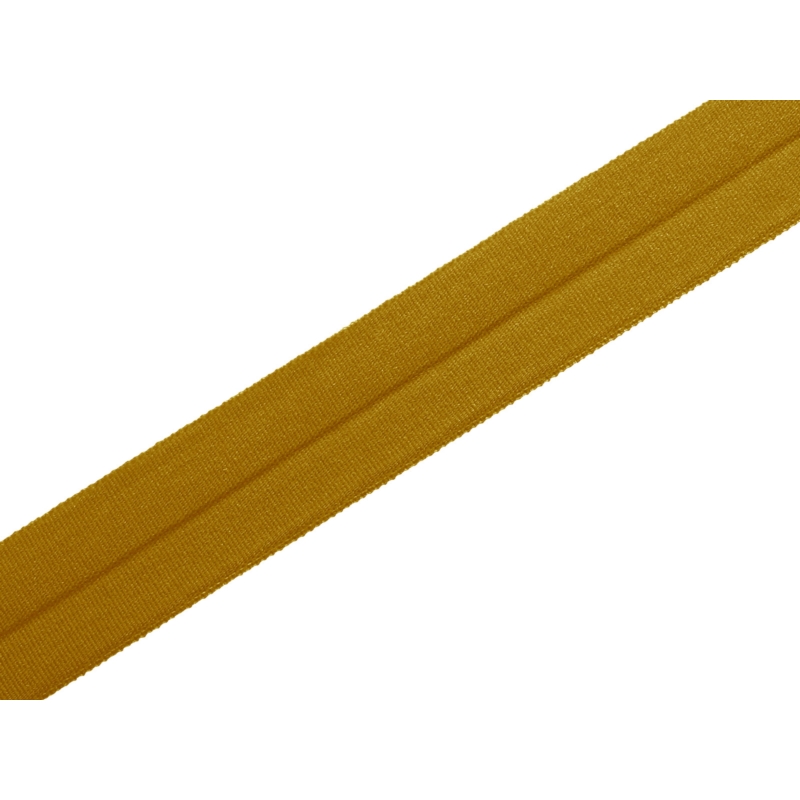 Folded binding tape 20 mm mustard