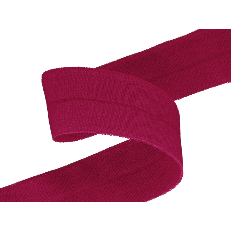 Fold-over elastic 20 mm /0,65 mm beetroot (055)