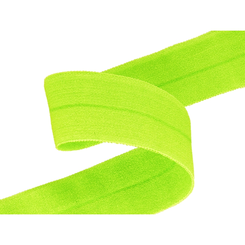 Fold-over elastic 20 mm /0,65 mm yellow neon (058)