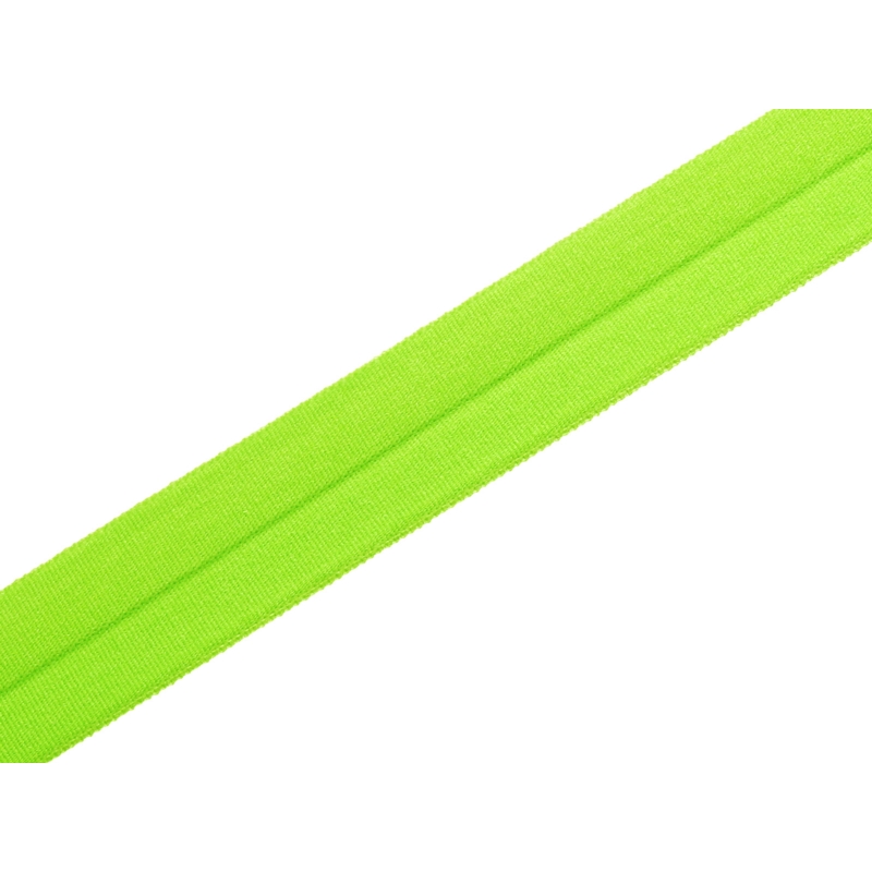 Folded binding tape 20 mm green neon
