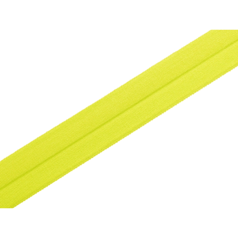 Fold-over elastic 20 mm /0,65 mm lemon yellow (062)