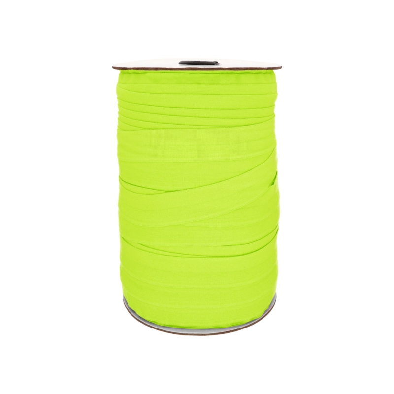 Fold-over elastic 20 mm /0,65 mm lime yellow (064)