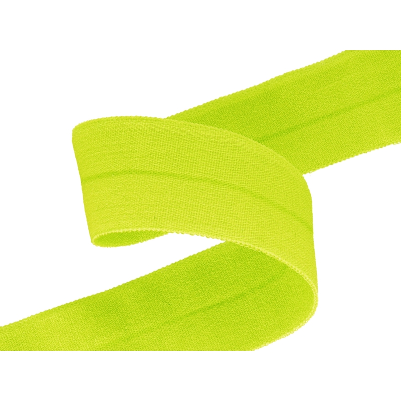 Fold-over elastic 20 mm /0,65 mm lime yellow (065)