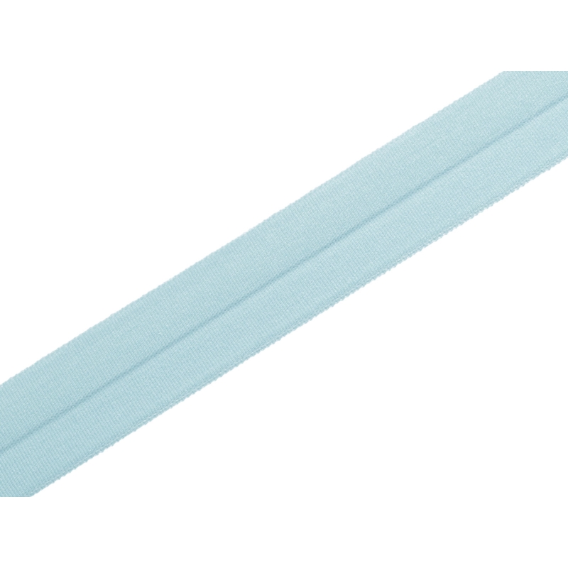Folded binding tape 20 mm light blue