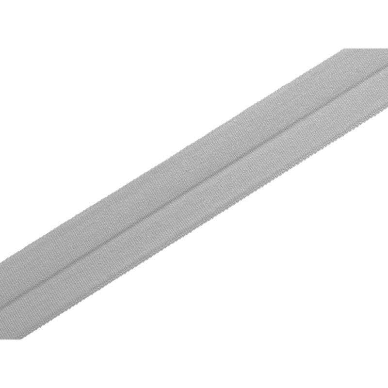 Folded binding tape 20 mm grey beige