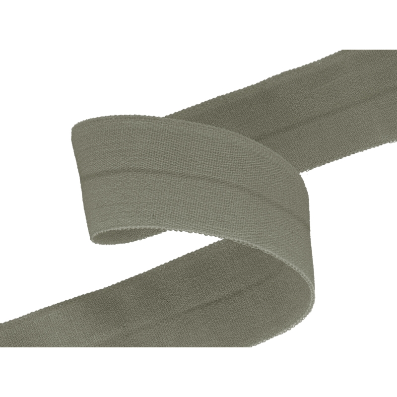 Fold-over elastic 20 mm /0,65 mm grey (089)