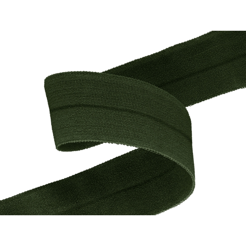 Fold-over elastic 20 mm /0,65 mm dark khaki (106)