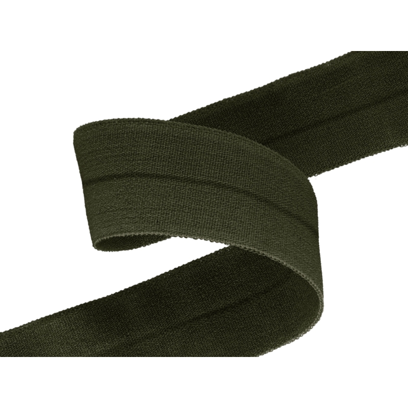 Folded binding tape 20 mm dark green