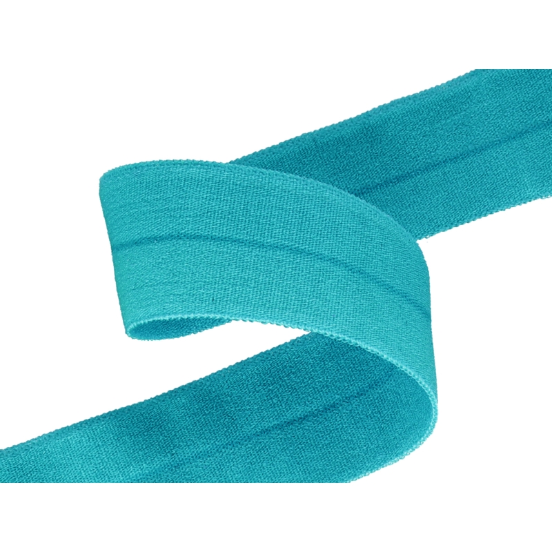 Folded binding tape 20 mm bright blue