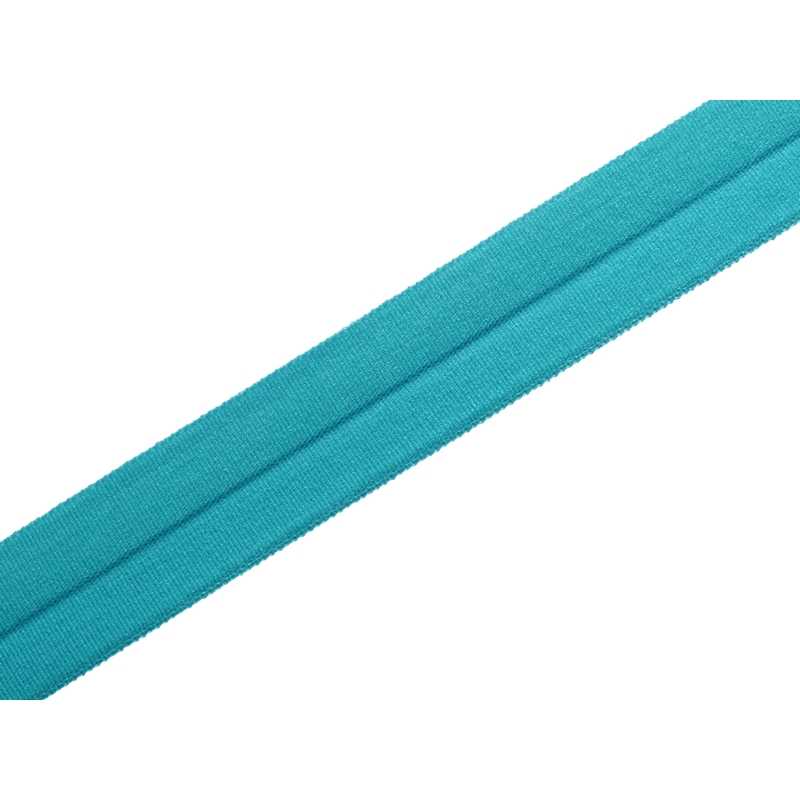 Folded binding tape 20 mm bright blue