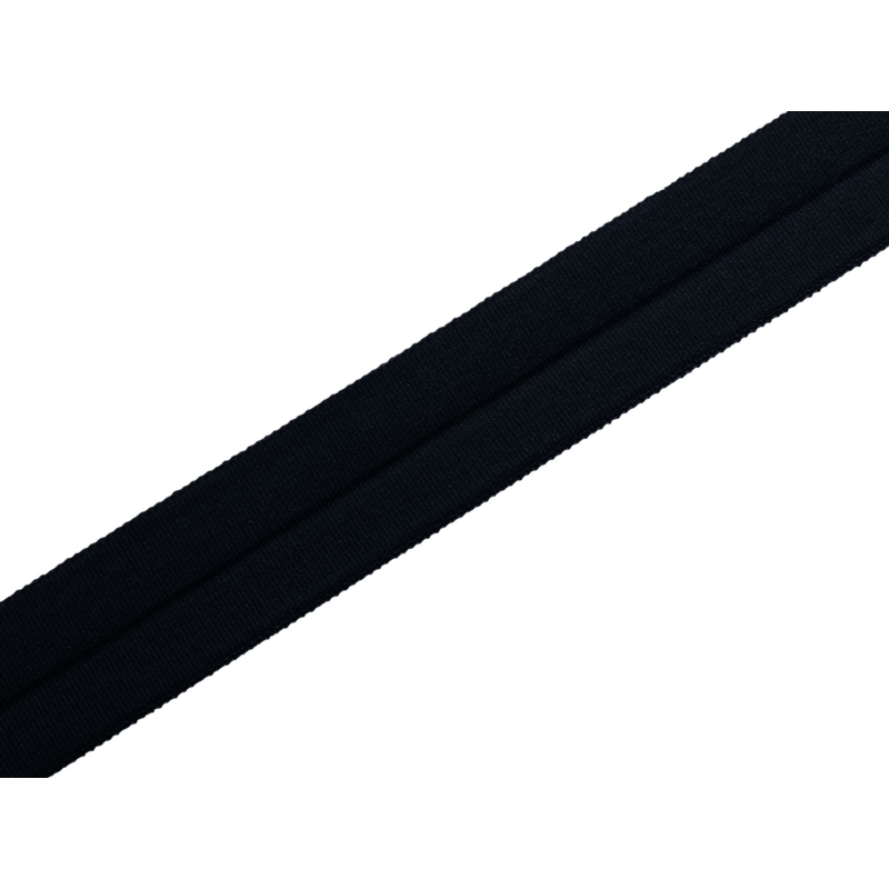Fold-over elastic 20 mm /0,65 mm navy blue (139)