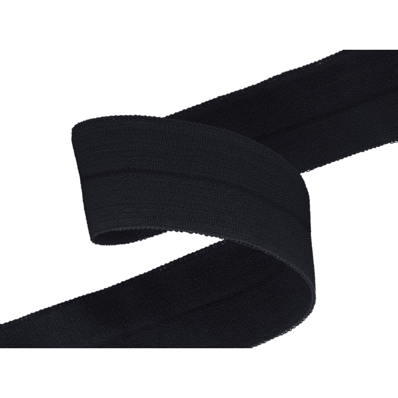 Fold-over elastic 20 mm /0,65 mm graphite black (144)