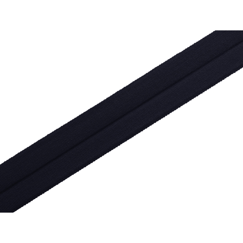 Fold-over elastic 20 mm /0,65 mm graphite black (145)