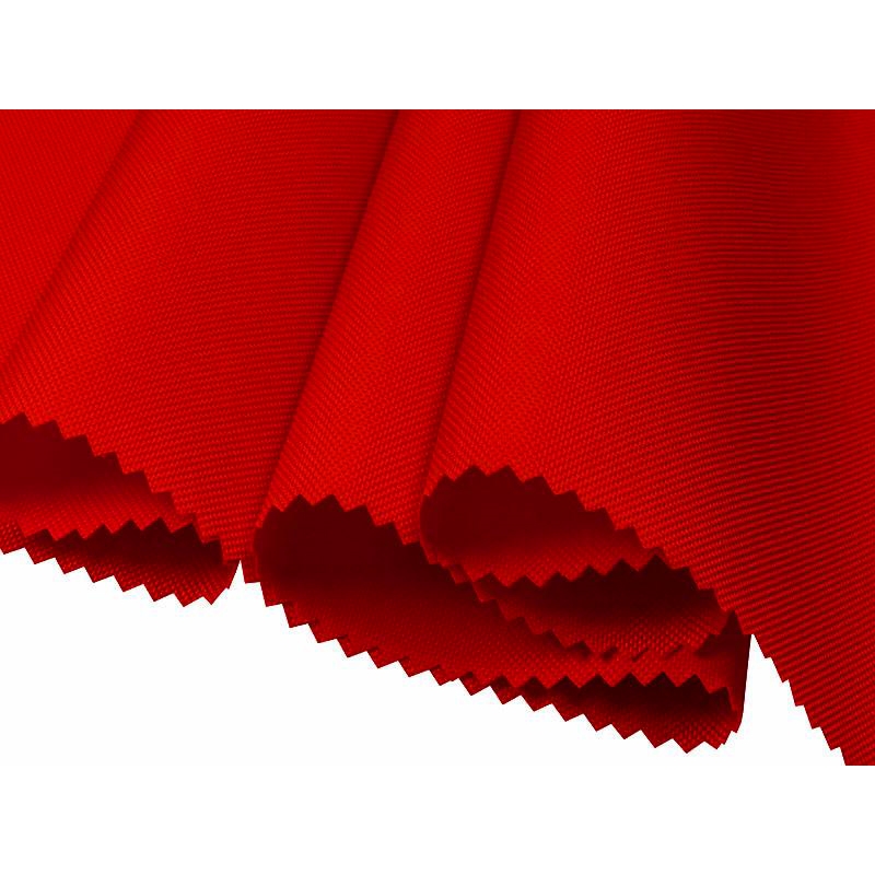 Tkanina poliestrowa Oxford 600D PU*2 wodoodporna (620) czerwona 50 mb