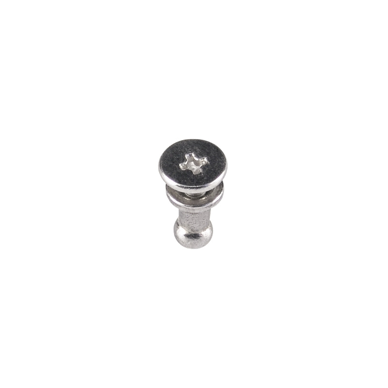 BUTTON  STUD SCREWBACK 4/3/6/8 MM NICKEL