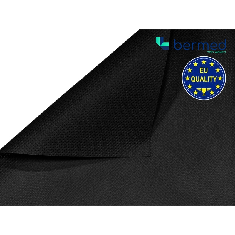 PP NONWOVEN FABRICS 50 G/M2 BLACK 320 CM 100 MB