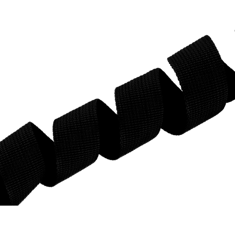 TRAGBAND 25 MM SCHWARZ 50 LM