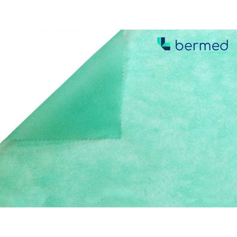 PP NONWOVEN     FABRICS  40 G/M2 MEDICAL GREEN 160 CM  400 MB