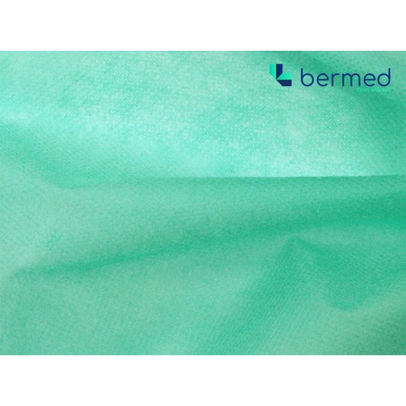 PP NONWOVEN     FABRICS   40 G/M2 MEDICAL GREEN 160 CM 400 MB