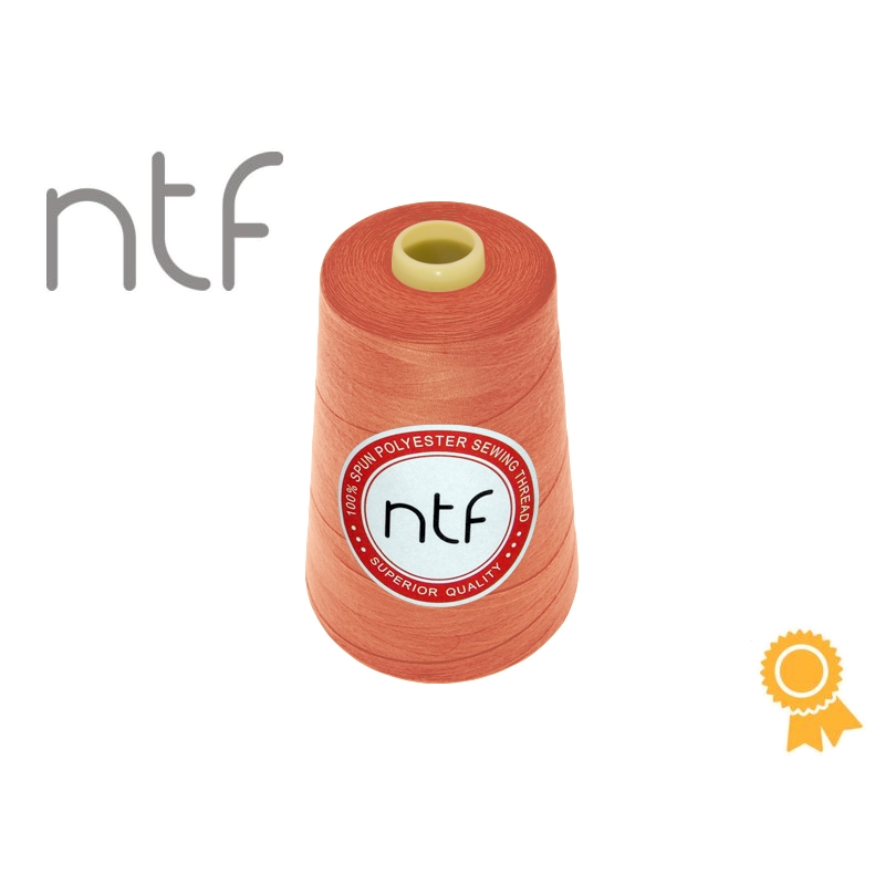 Nici poliestrowe NTF 120 (40/2)  ciemnopomarańczowe A 526 5000 yd