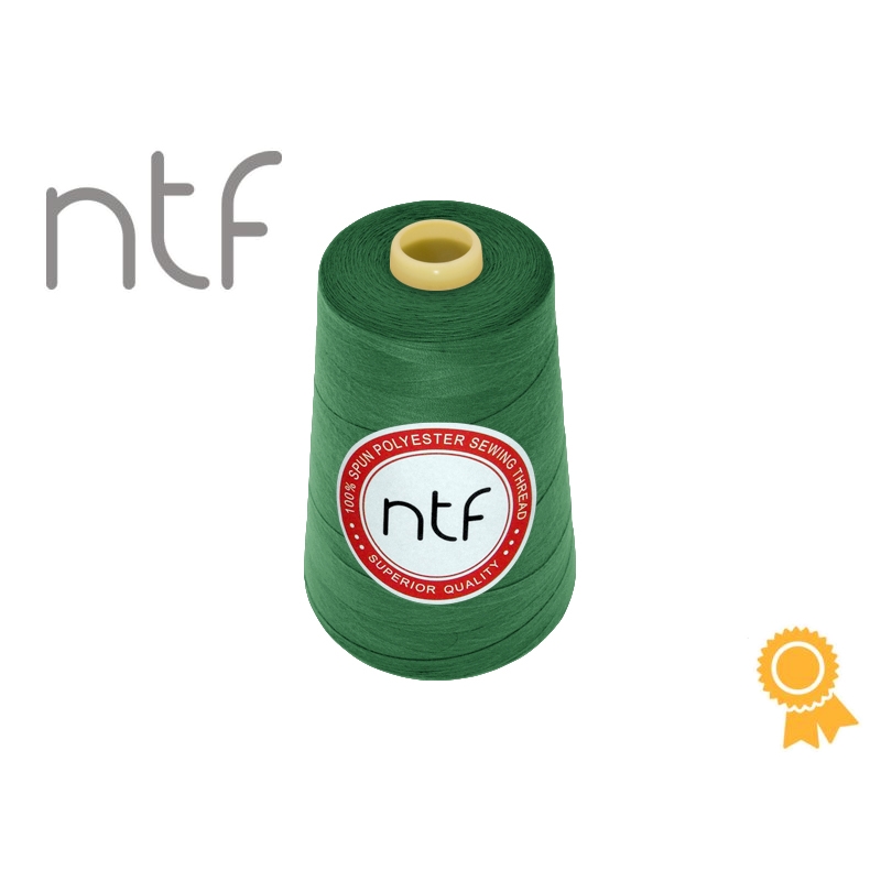 Nici poliestrowe NTF 120 (40/2)  zielone soczyste A 627 5000 yd