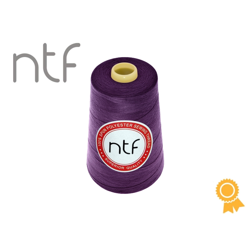 Nici poliestrowe NTF 120 (40/2)  purpurowe A 654 5000 yd