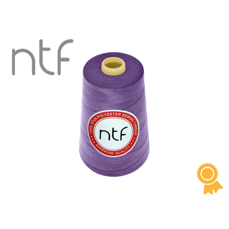 Nici poliestrowe NTF 120 (40/2)  fioletowe pastelowe A 661 5000 yd