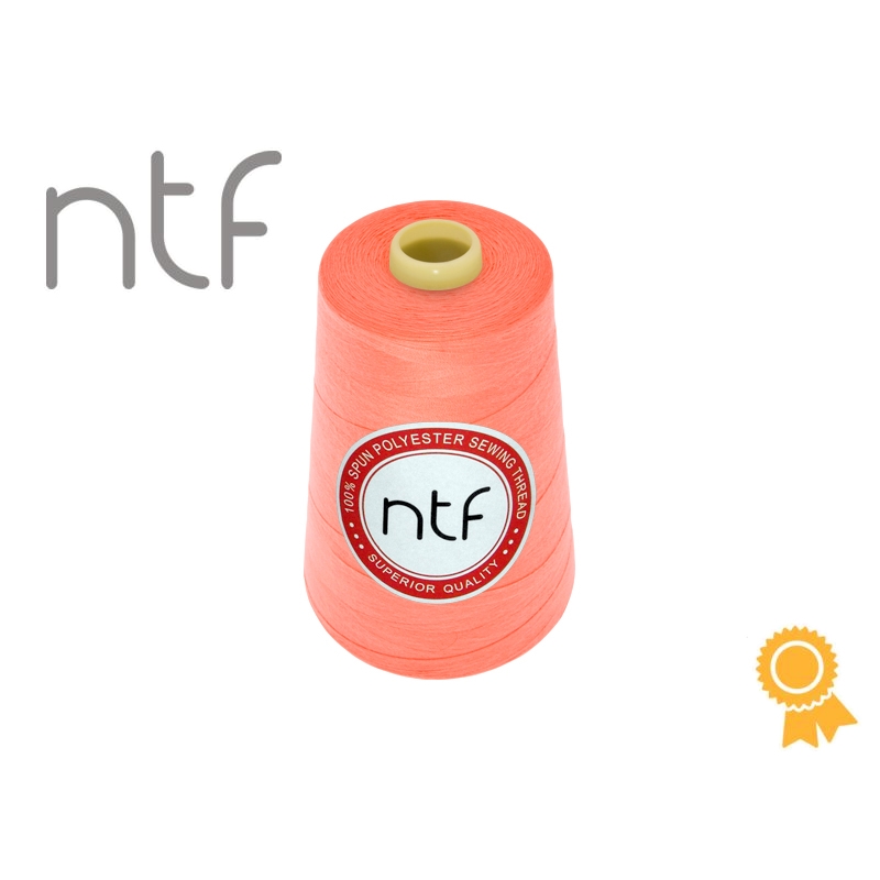 Nici poliestrowe NTF 120 (40/2)  pomarańczowe neonowe A 665 5000 yd