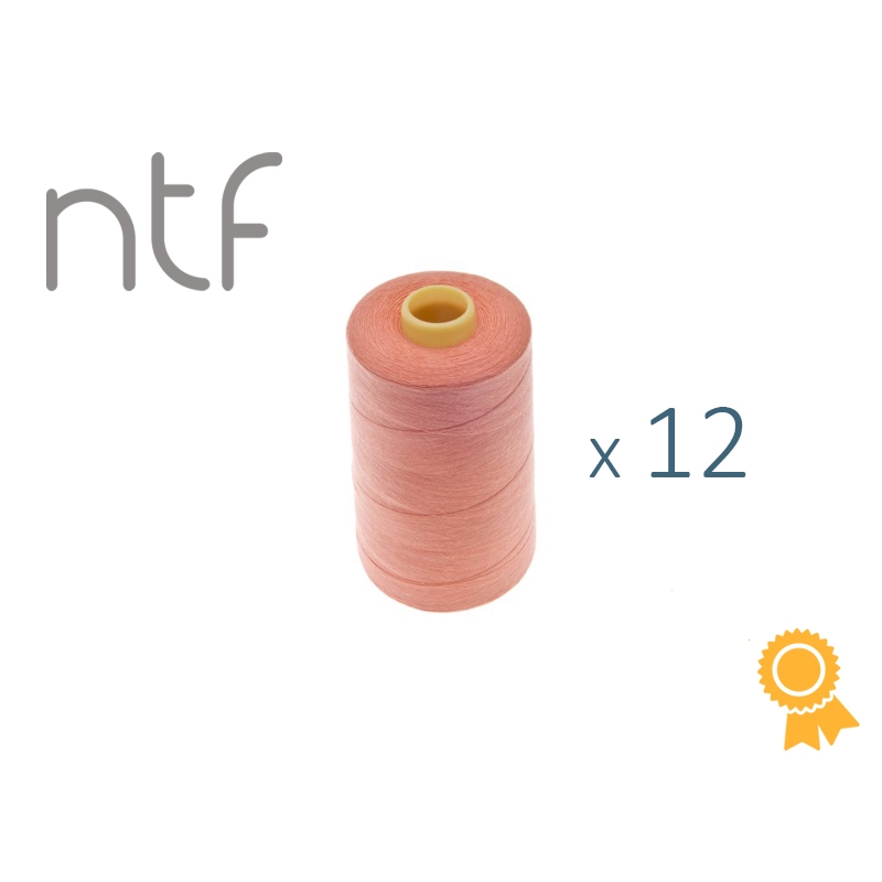 POLYESTER THREADS NTF 40/2 SALMON A540 1000 M x 12 PCS.