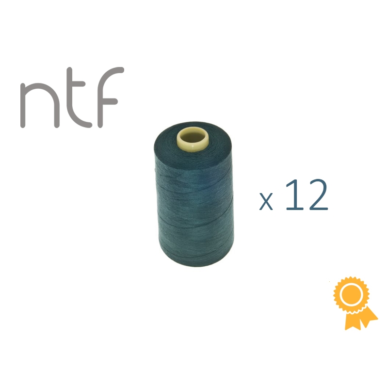 POLYESTER THREADS NTF 40/2 MALACHITE GREEN A617 1000 M x 12 PCS.