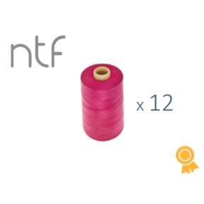 Nici poliestrowe NTF 120 (40/2)  magenta A564 1000 m x 12 szt.