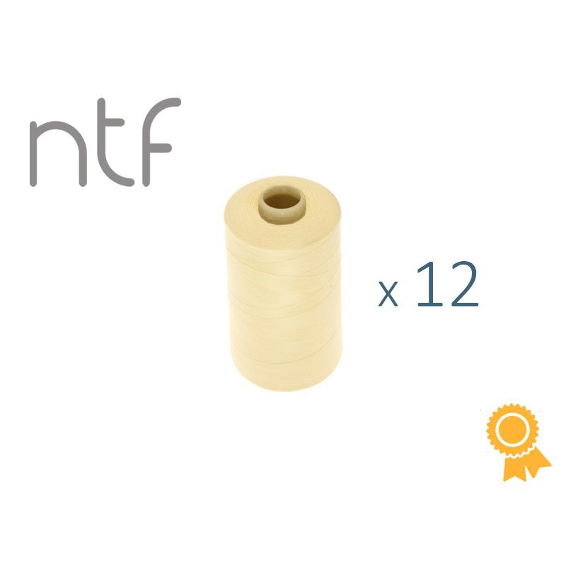 POLYESTER THREADS NTF 40/2 PASTEL YELLOW A506 1000 M x 12 PCS.