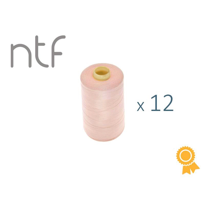 POLYESTEROVÉ NITĚ NTF 40/2DIRTY PINK A881  1000 m x 12 ks