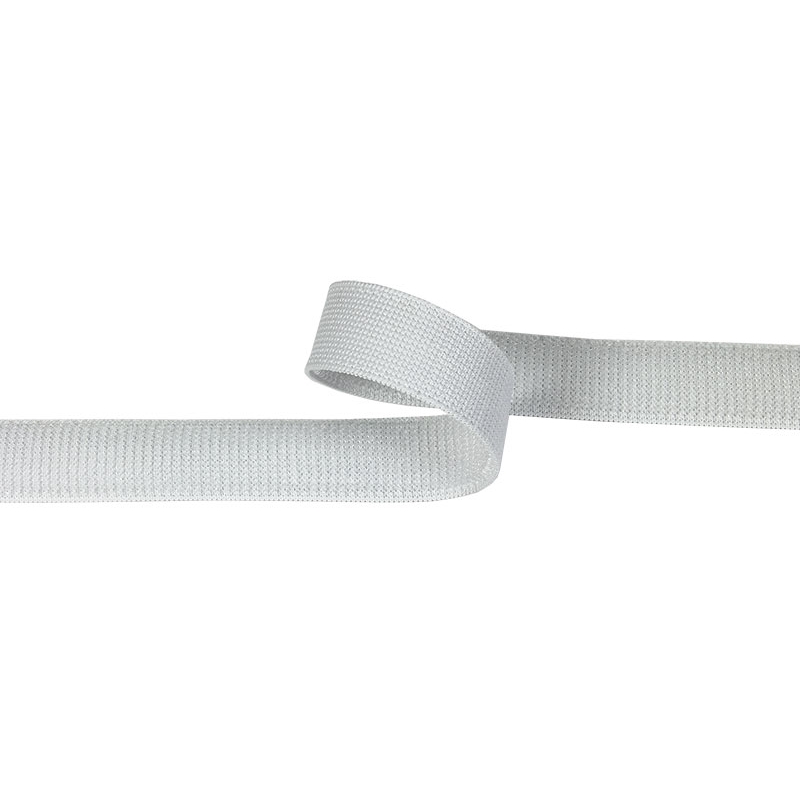 Elastic hook and loop tape  white 501 nylon loop 20 yd