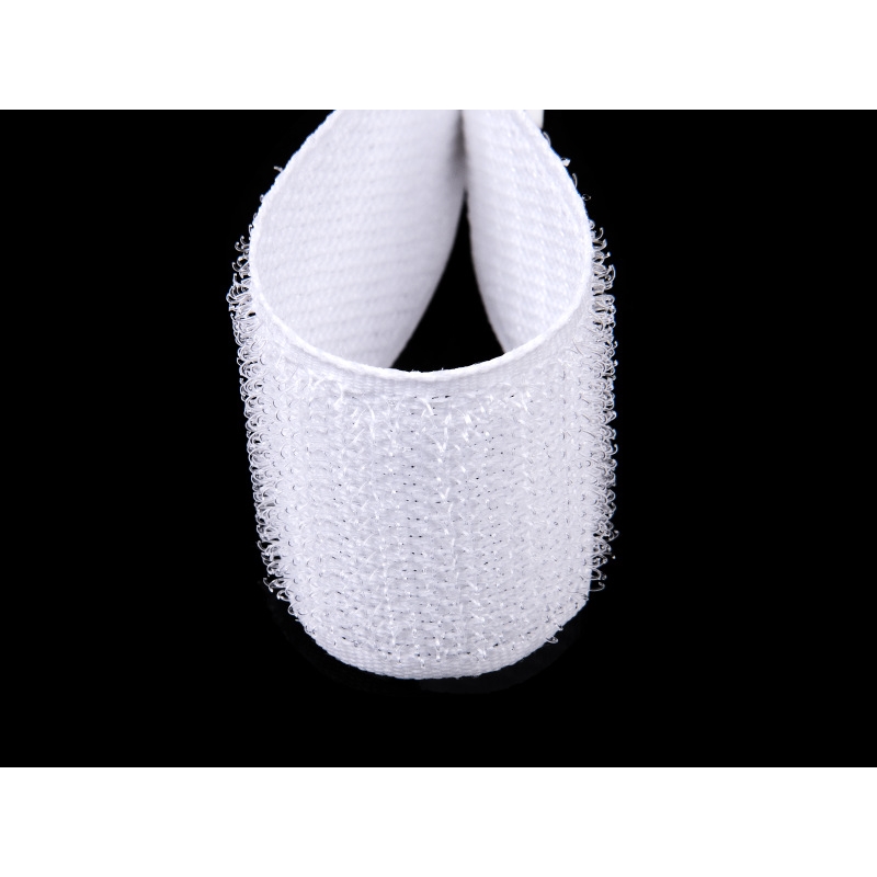 Hook and loop tape  white 501 nylon hook 25 mb