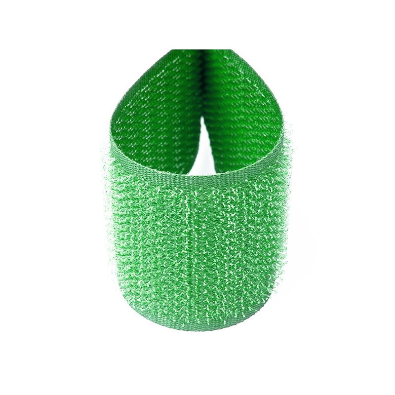 Hook and loop tape  green 684 polyester/nylon hook 25 mb