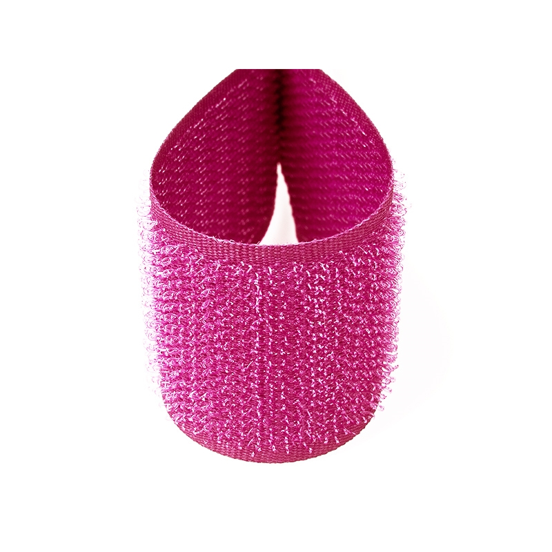 Hook and loop tape amaranth 299 polyester/nylon hook 25 mb