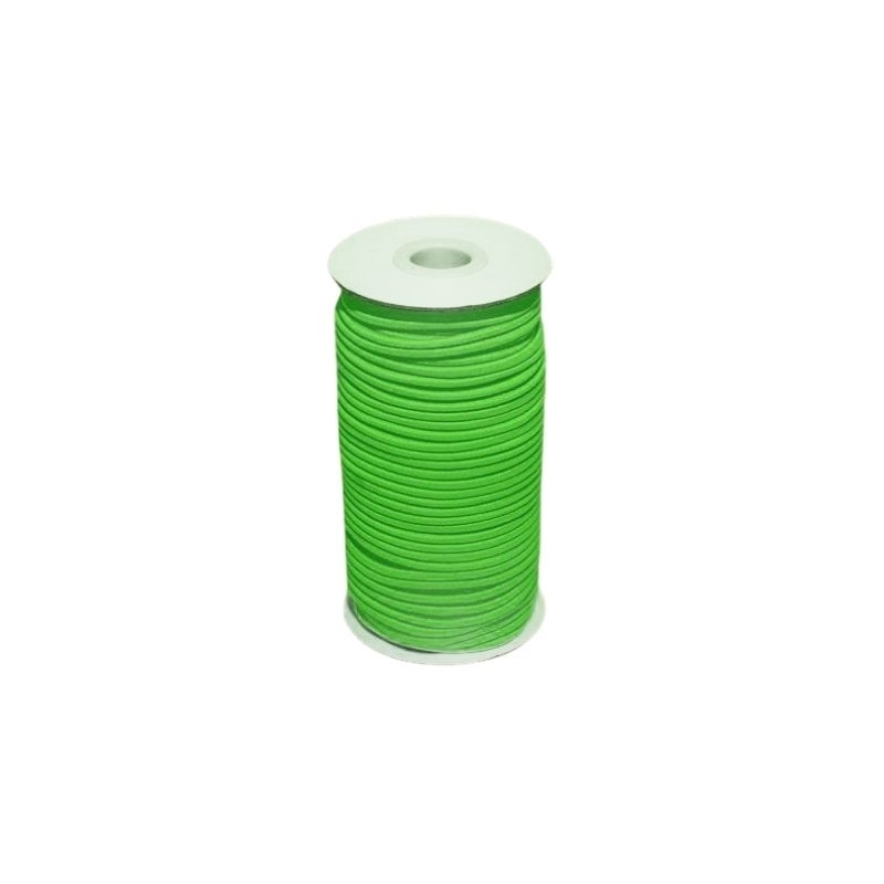 Gummikordel 3 mm hellgrün 151 polyester 50 lm