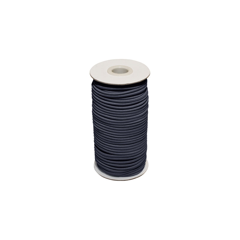 Gummikordel 3 mm dunkelblau 919 polyester 50 lm