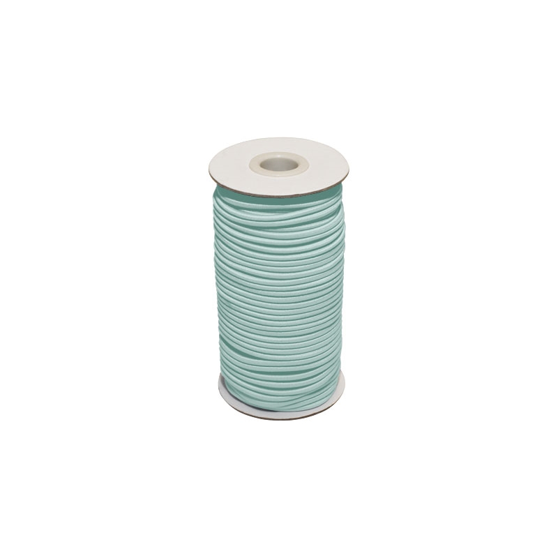 Elastic cord 3 mm mint  533 polyester 50 mb