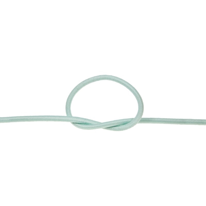 Elastic cord 3 mm mint  533 polyester 50 mb