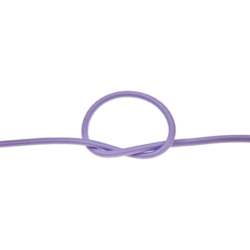 Elastic cord 2 mm violet 373 polyester 50 mb